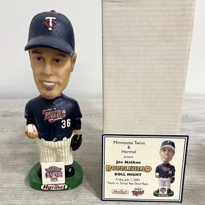2005 Joe Nathan Bobblehead Minnesota Twins + Original Box & Card